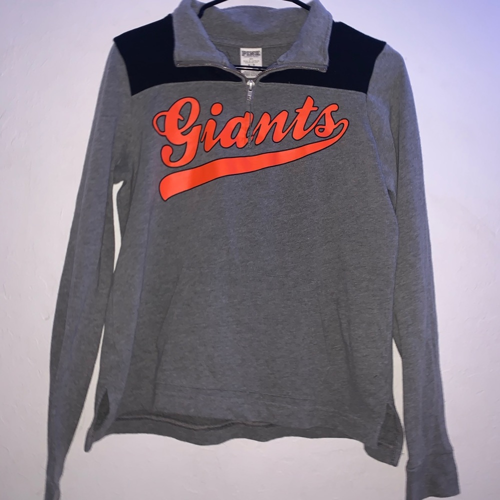 pink Victoria’s Secret San Francisco Giants zip
